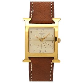 Hermès Hermes H-Watch RS1 501 Men's Watch in Ivory Quartz