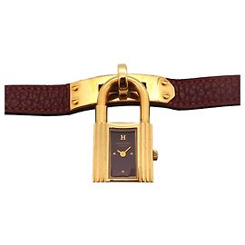 Hermès Relógio Hermes Kelly - Relógio de Quartzo Bordeaux para Mulher