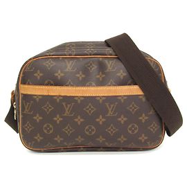 Borsa a tracolla Louis Vuitton Monogram Reporter PM da donna
