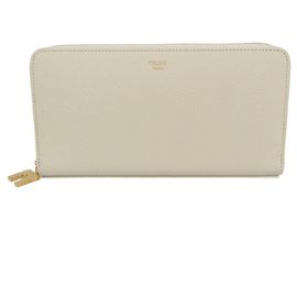 Céline Celine Large Zipped Wallet mit Arc de Triomphe Motiv