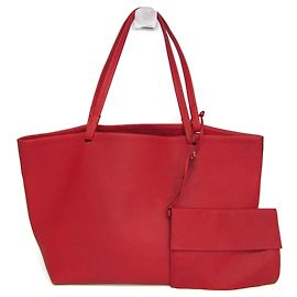 The Row PARK TOTE THREE Schultertasche aus Leder