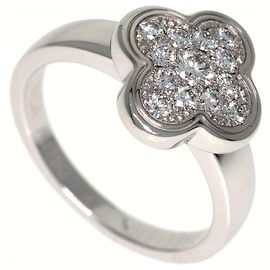 Van Cleef & Arpels Pure Alhambra Small Model Diamond Ring