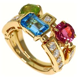 Bulgari Anello Bvlgari Allegra Multi-Stone Diamond