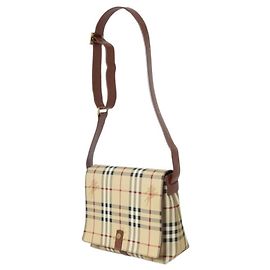 Burberry Nova Check PVC Messenger Bag