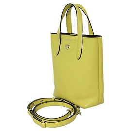 Borsa a spalla e Tote 2 vie Salvatore Ferragamo Giallo Limone