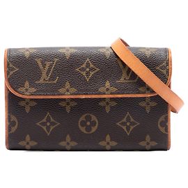 Louis Vuitton Brown Monogram Pochette Florentine
