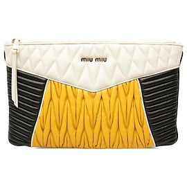 Clutch Biker em Nappa Multi Miu Miu