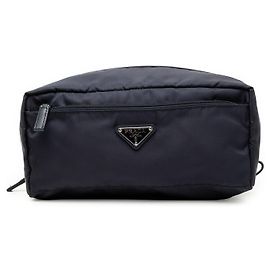 Prada Tessuto Pouch Blau