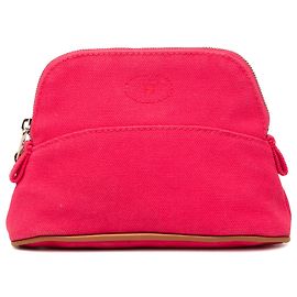 Hermès Bolide Mini Mini Canvas Etui Rosa