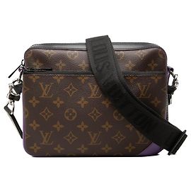 Louis Vuitton Brown Monogram Macassar Trio Messenger