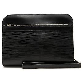 Louis Vuitton Black Epi Pochette Hoche