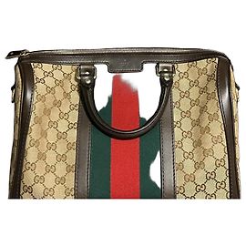 Gucci Boston Bag aus GG Monogramm-Canvas