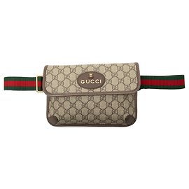 Borsa cintura Gucci Beige GG Supreme Web Neo Vintage