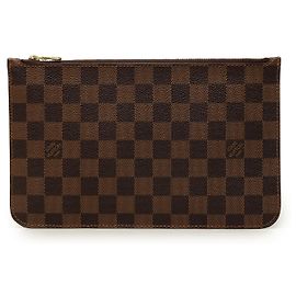 Pouch Louis Vuitton Brown Damier Ebene Neverfull MM