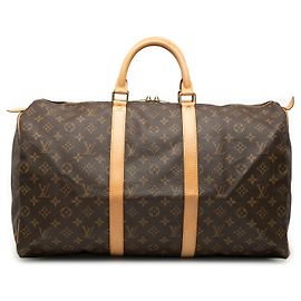 Louis Vuitton Brown Monogram Keepall 50