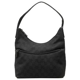 Borsa a tracolla Gucci in denim GG nero