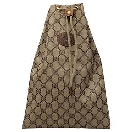 Bolso de Cordón Gucci Beige GG Supreme