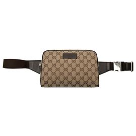 Borsetta cintura Gucci in tela GG beige