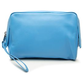 Clutch Bottega Veneta in pelle blu