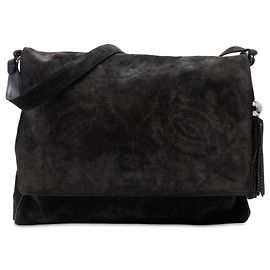 Chanel Triple CC Crossbody in camoscio nero