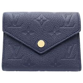 Cartera Louis Vuitton Blue Monogram Empreinte Victorine