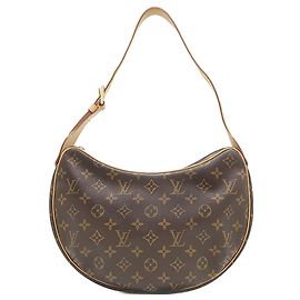 Louis Vuitton Brown Monogram Croissant MM