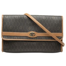Borsa crossbody Dior in tela rivestita honeycomb nera