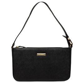 Bolso de hombro Burberry de piel negra