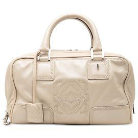LOEWE Amazona 28 de piel beige