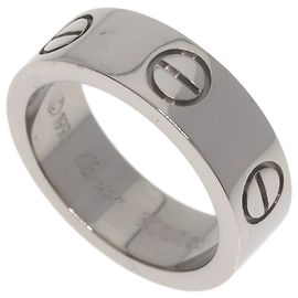 Anel Cartier Love em ouro branco 18K