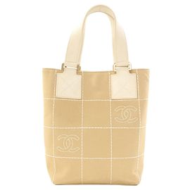 Borsa in tela Chanel Chocolate Bar Wild Stitch