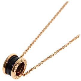 Bulgari Collana Bvlgari B.zero1 in ceramica nera e oro rosa 18K