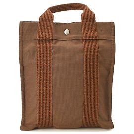 Hermès Hermes Herline Ad PM Nylon Canvas Tote Backpack