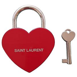 Saint Laurent Love Padlock Herz-Anhänger