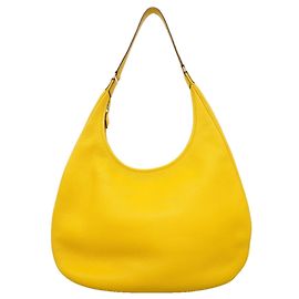 Hermès Bolsa de ombro amarela Hermes