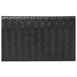 Portamonete Bottega Veneta in Nero e Khaki