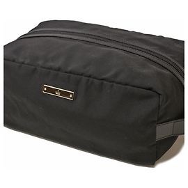 Gucci Travel Pouch Clutch aus Nylon-Canvas