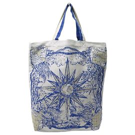 BORSA A MANO CHRISTIAN DIOR TOTE BAG DREAM TEAM BLU E BIANCO ROSE DES VENTS