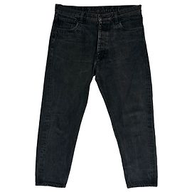 Jeans de perna reta Prada em algodão preto