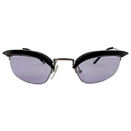 Occhiali da sole Prada Cat-Eye in metallo viola
