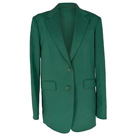 Blazer Max Mara in lana verde