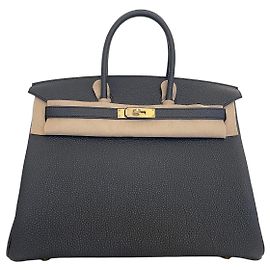 Hermès Birkin 35 Pelle Togo Grigio