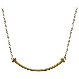 Tiffany & Co Collana con pendente Smile Small Rose Gold