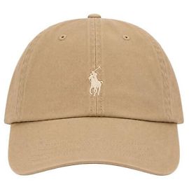 Ralph Lauren Cappellino con logo Pony ricamato Camel