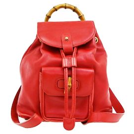 Gucci Vintage Bamboo Leather Mini