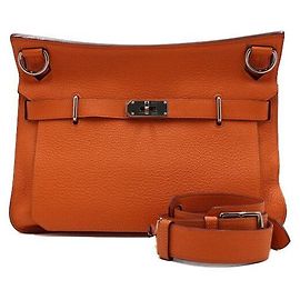 Hermès Borsa a tracolla con dettagli argentati e crossbody
