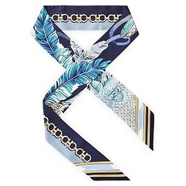 Salvatore Ferragamo Pañuelo de seda estampado Fellini para mujer