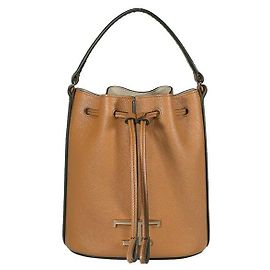 Tod's Borsa Bucket Timeless Logo Camel