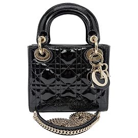 Christian Dior Patent Lady Dior Mini