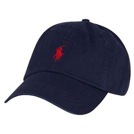 Ralph Lauren Cappellino con logo Pony ricamato Dark Navy